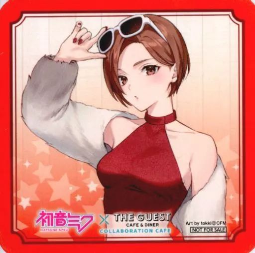中古】コースター MEIKO(等身) オリジナルコースター 「初音ミク×THE