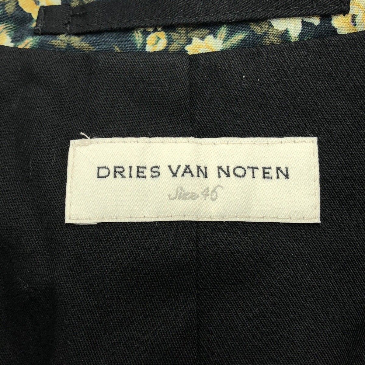 DRIES VAN NOTEN ドリスヴァンノッテン 14SS フラワープリント2B 