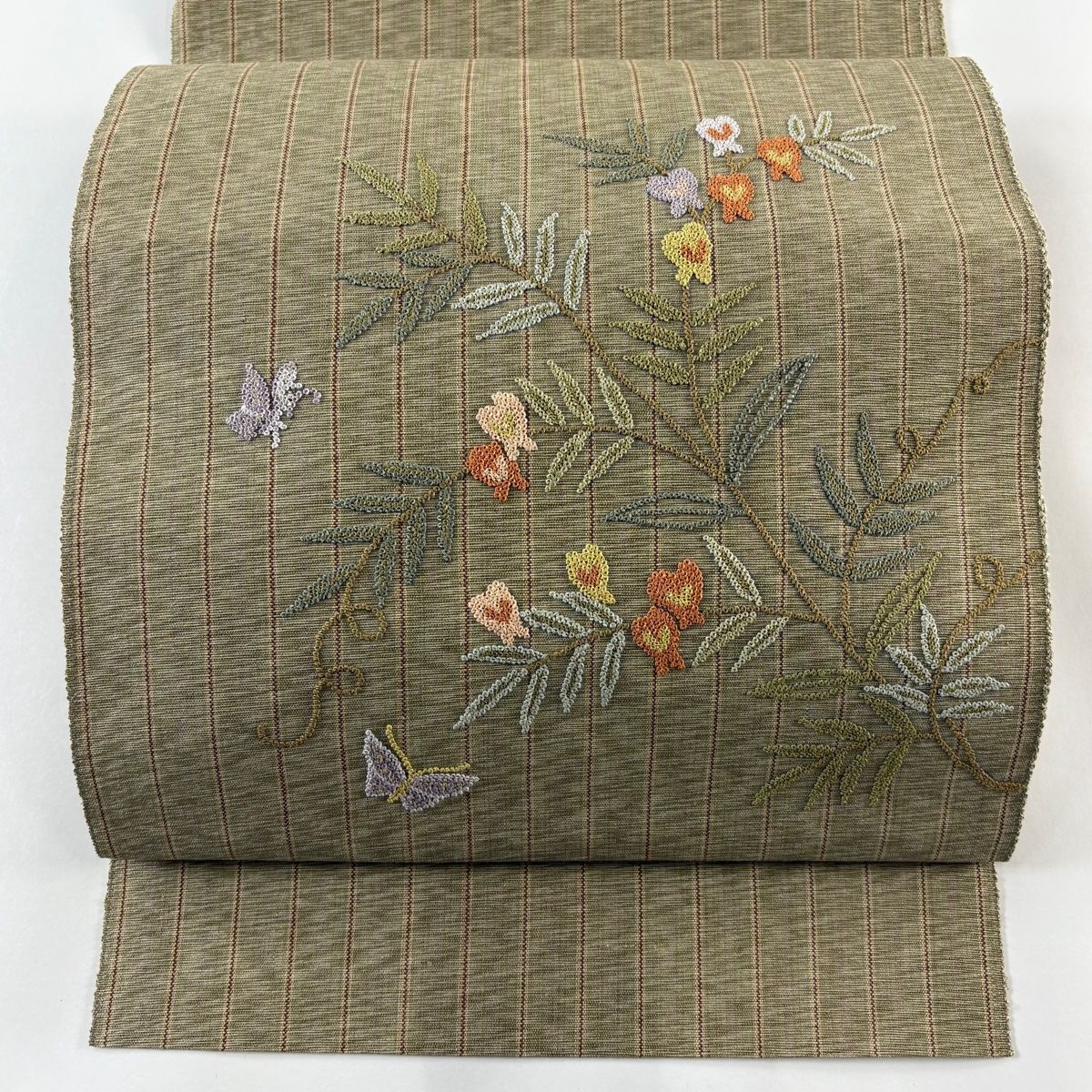 専用帯1854 ●高級 正絹 落款 作家物 夏帯 松葉仕立て 名古屋帯 帯1854 ○高級 正絹 落款 作家物 夏帯 松葉仕立て 名古屋帯