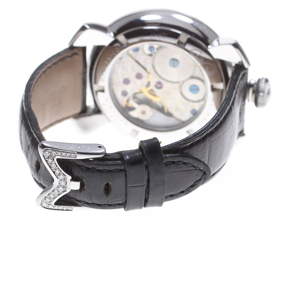 ガガミラノ GaGa MILANO 5010.1D.7S マヌアーレ48MM ダイヤベゼル 手