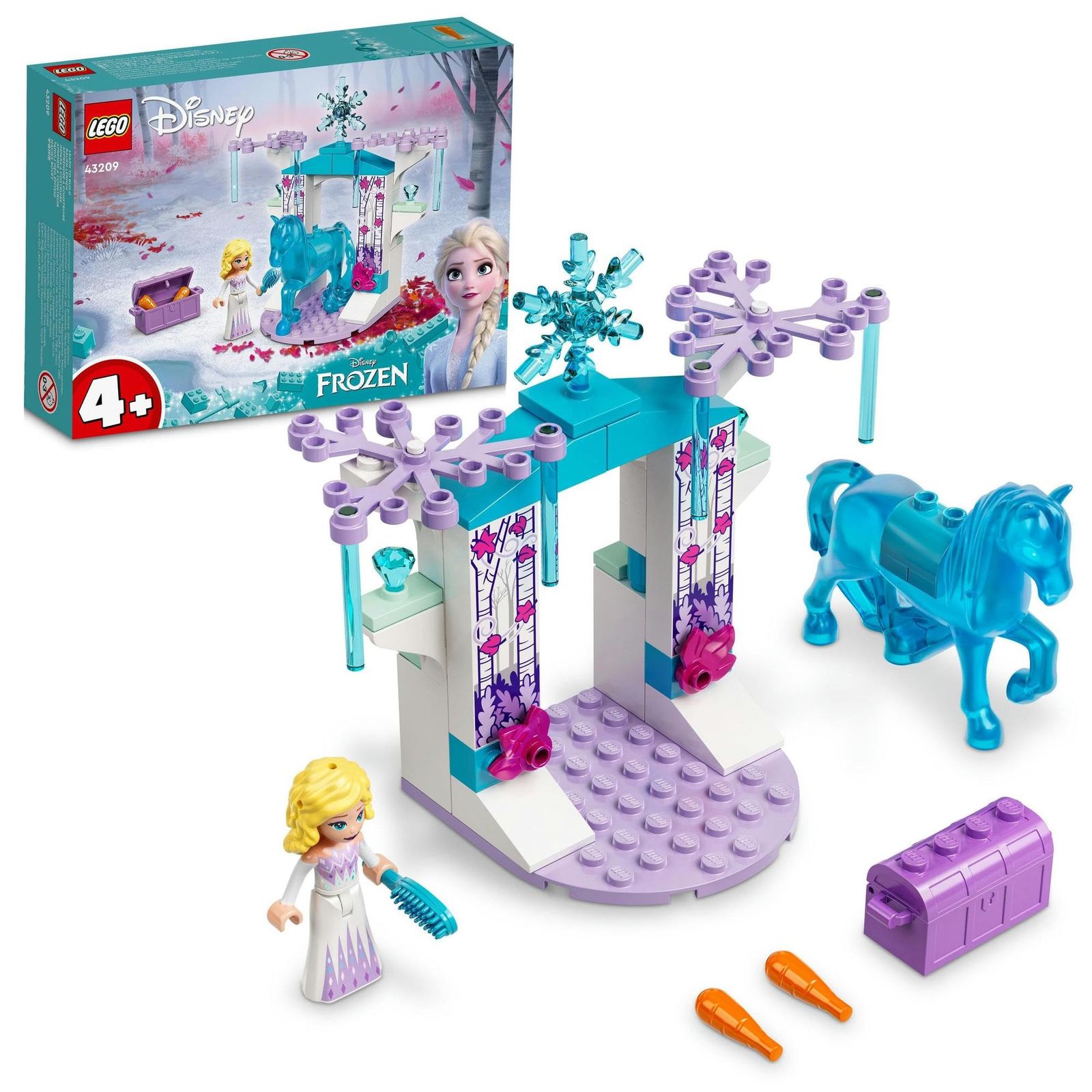 レゴ(LEGO) ディズニープリンセス エルサとノックの氷の馬小屋 43209 おもちゃ ブロック プレゼント お人形 ドール お姫様 おひめさま 動物 どうぶつ 女の子 4歳以上