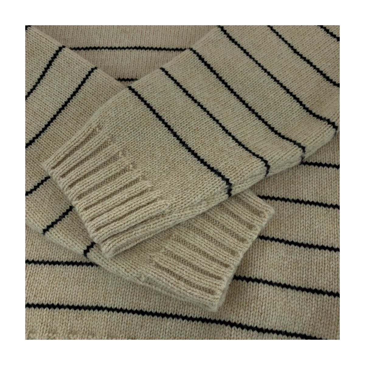 超美品 CELINE セリーヌ トリオンフ 刺繍ボーダーニット サイズL