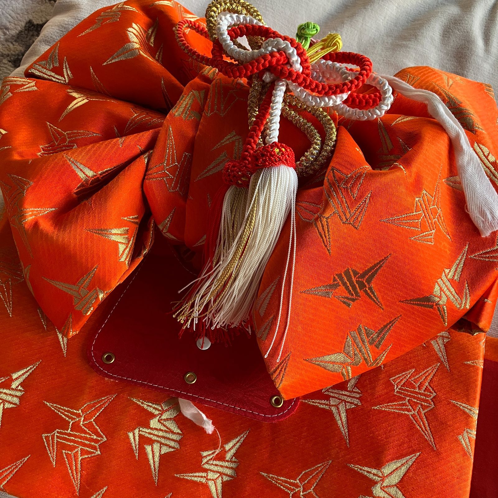 七五三 女の子 7歳 四つ身 着物 帯 フルセット 古典 紫 七五三 着物 7