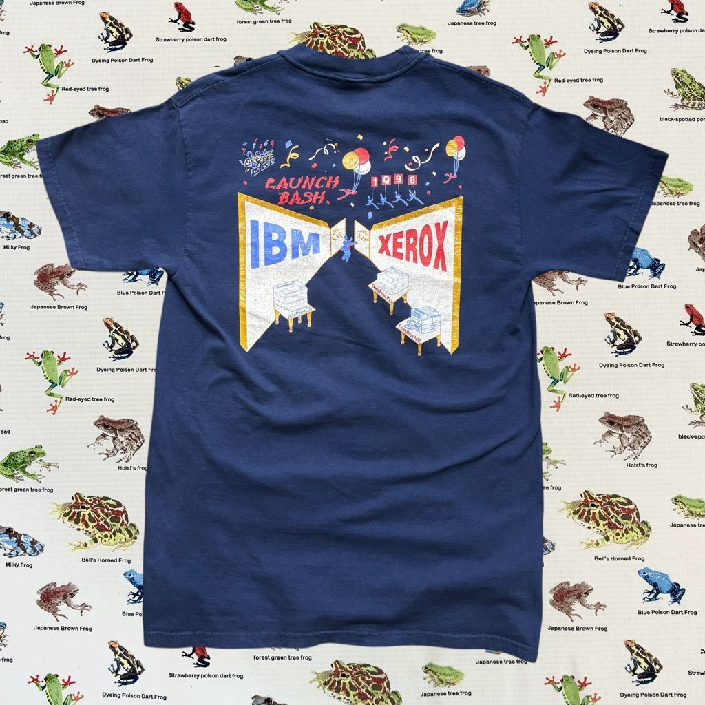 1998年 IBM × XEROX “Launch Bash” プロモーションTシャツ Hanes