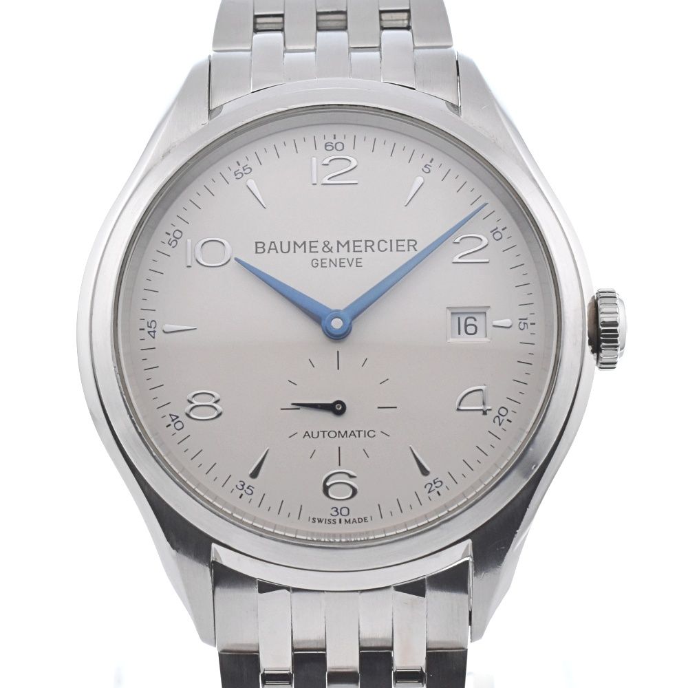 ボーム＆メルシェ Baume & Mercier 65717/MOA10099 クリフトン デイト 自動巻き メンズ美品 L#131804 ...