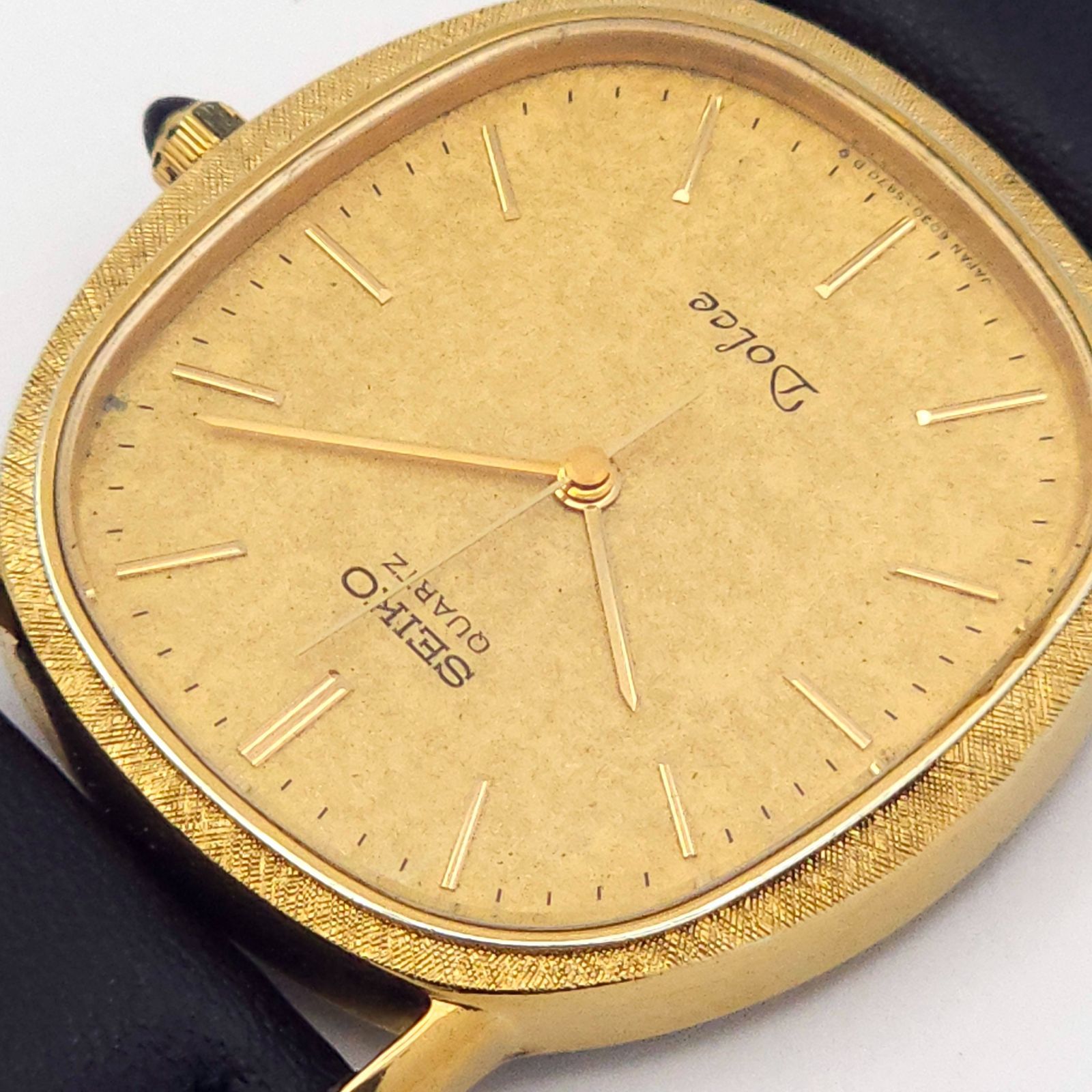 SEIKO セイコー ドルチェ 6030-5410 動作品 Vintage 1991 [Exc+5] New Batt SEIKO Dolce 6030-5410 Gold