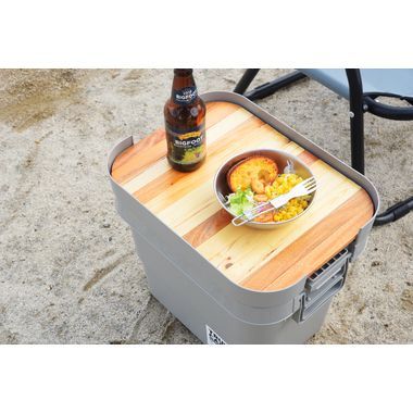 AZ-TC-20TB トランクカーゴ20L用 テーブルトップ 天板 ブラウン テーブルトップ トランクカーゴ キャンプ 蓋付き 20L用テーブルトップ 本体・天板セット販売