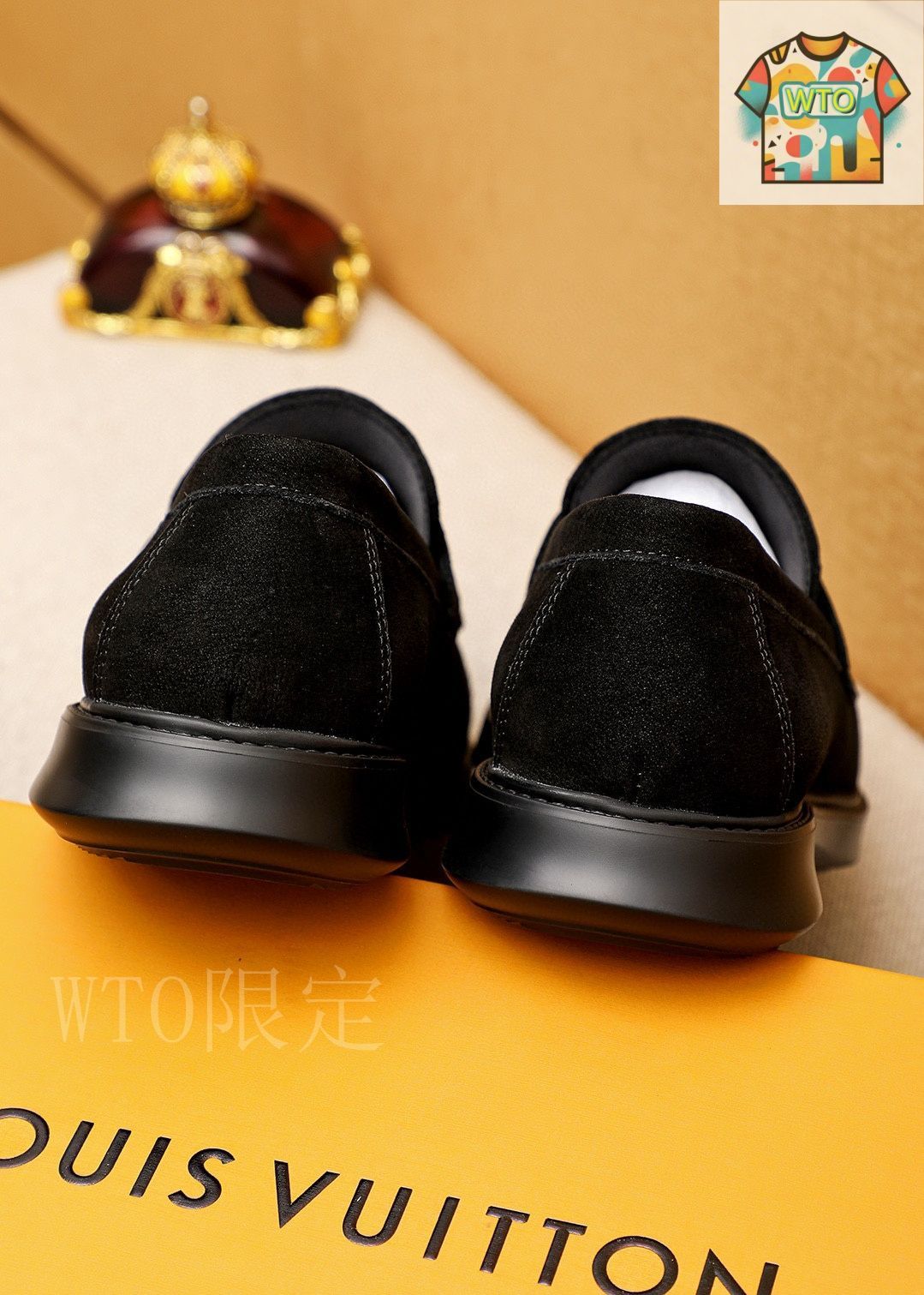 LOUIS VUITTON ルイ・ヴィトン カジュアルレザーシューズ07-JZ78