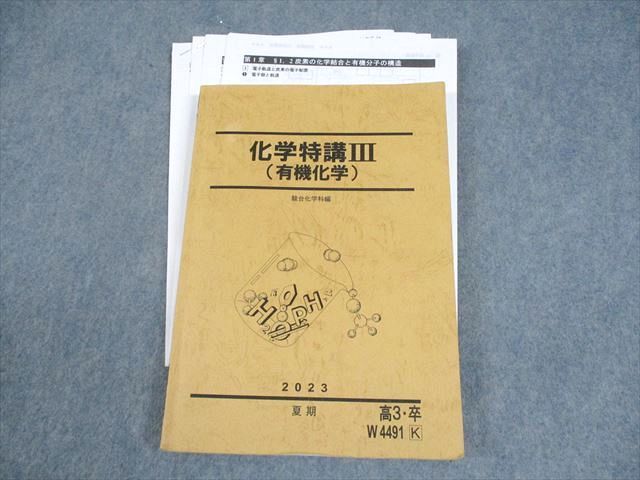 駿台 化学特講III(有機化学) テキスト 2023 夏期 伊達正人