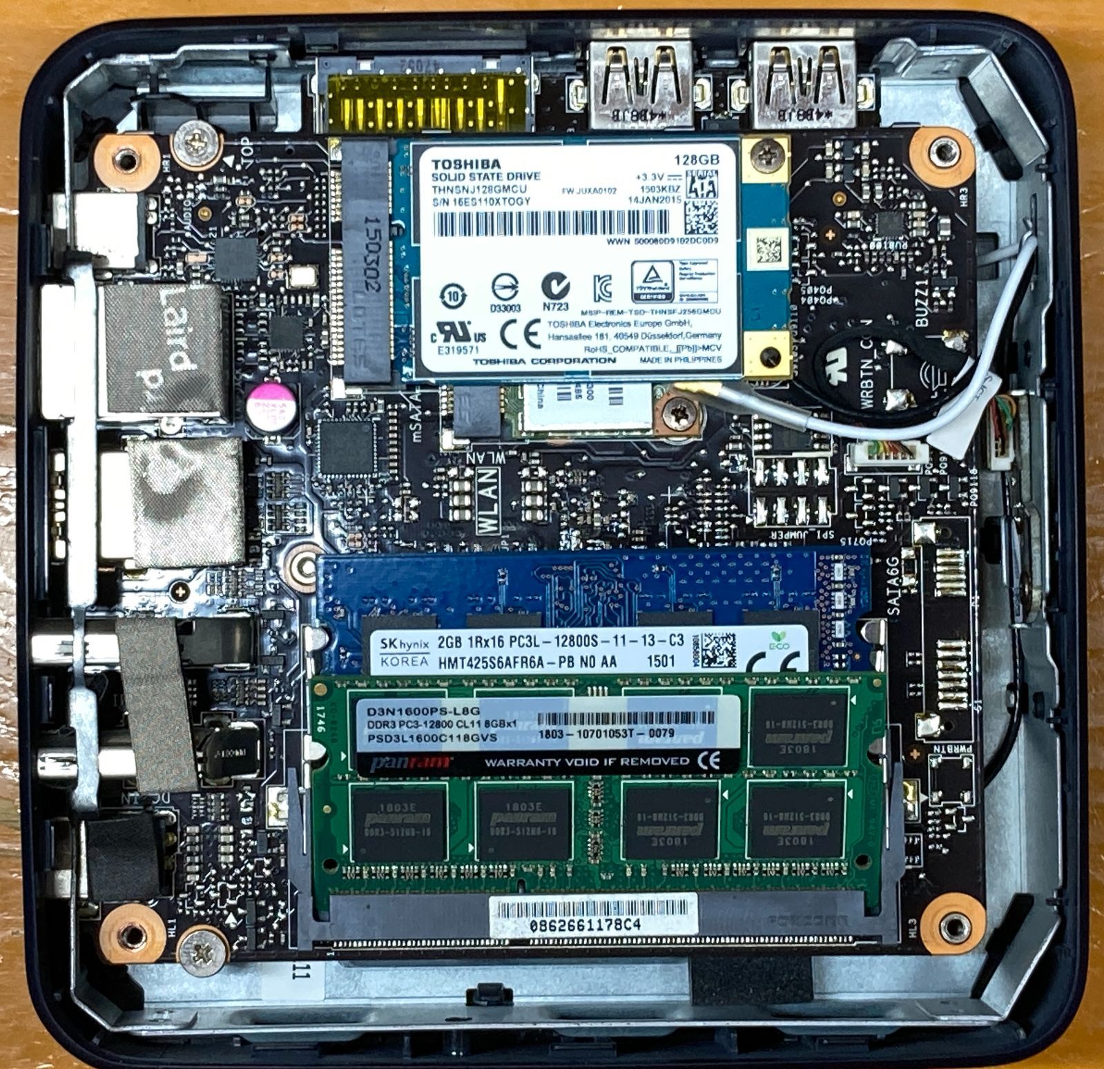 ASUS UN42-M064Y 動作確認済 RAM10GB SSD128GB 2957U windows10 ミニPC 