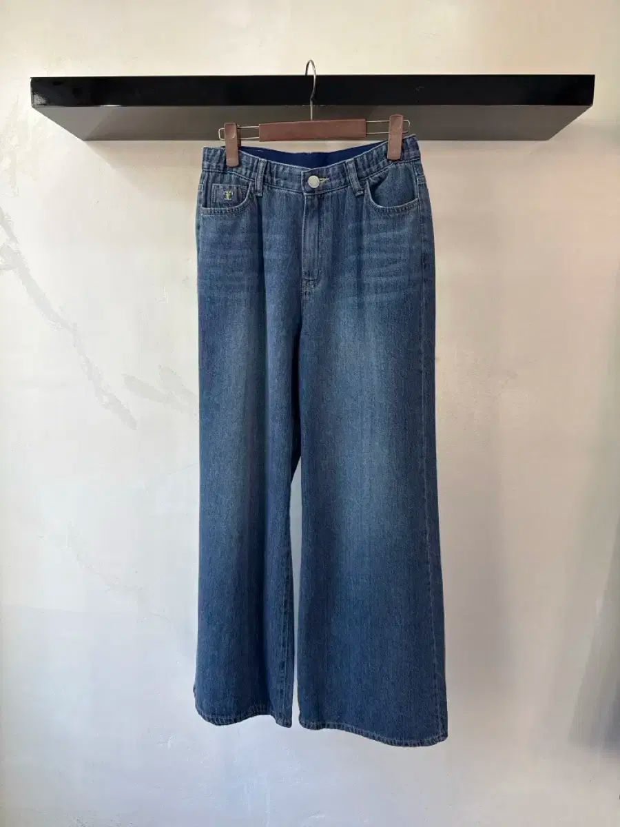 TIME ウエスト ヒドゥンバンディング デニム