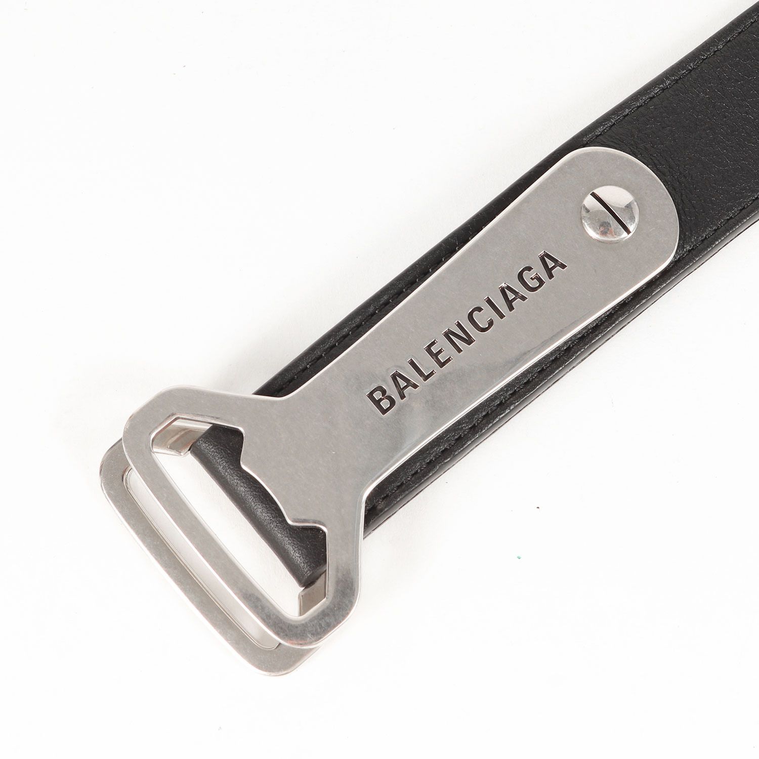 NEET　バレンシアガ BALENCIAGA　ボルトオープナーベルト ボトルオープナーレザーベルト | BALENCIAGA
