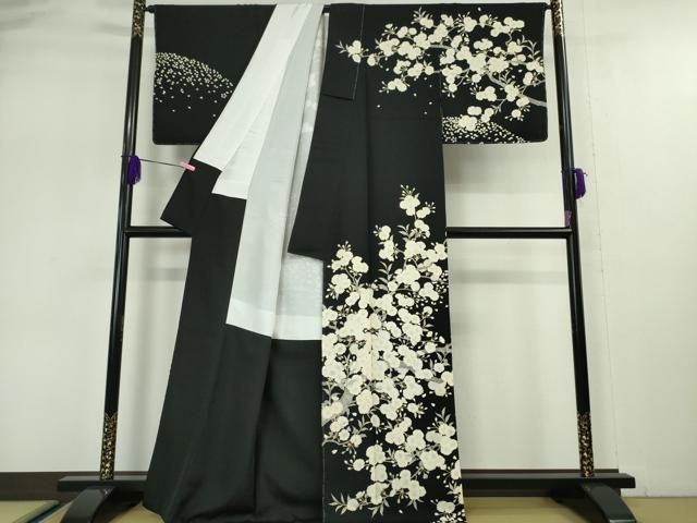 夜桜 黒地