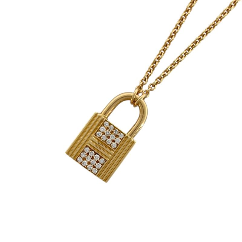 エルメス HERMES アミュレット カデナ ダイヤペンダント 750YG  