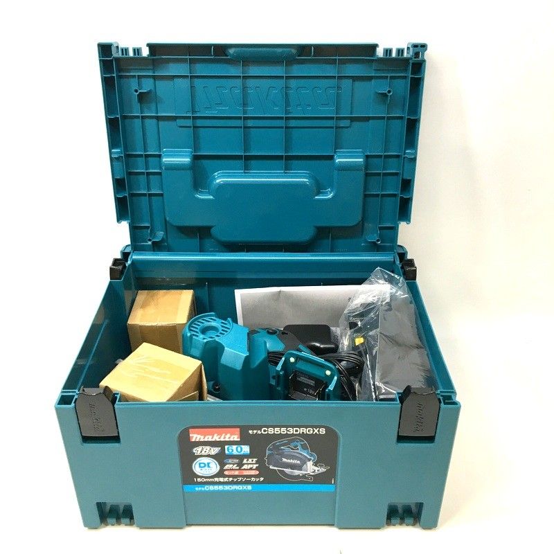 makita マキタ 150mm 充電式チップソーカッタ CS553DRGXS 18V 6.0Ah コードレス 金属カッター 切断機 電動工具 △ DW3567