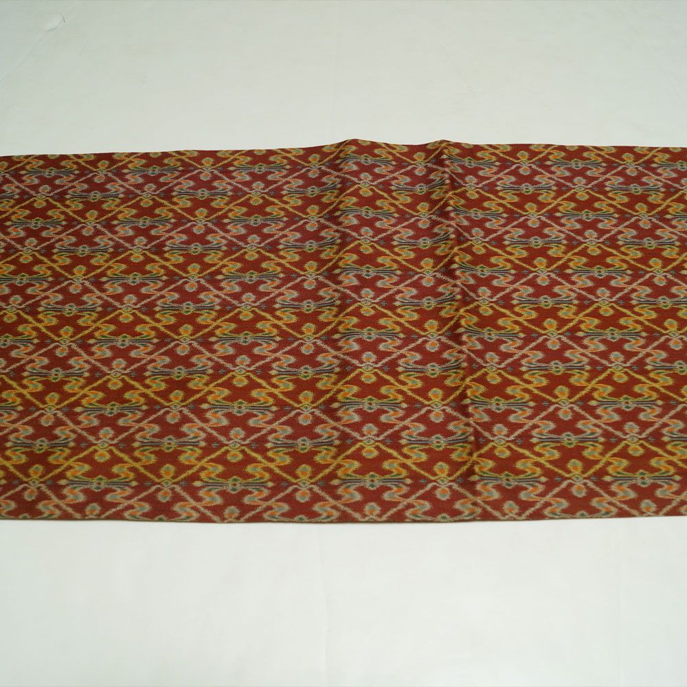 開き名古屋帯 龍村美術織物 名古屋帯 袋帯格 全通 太子間道 正絹 二重