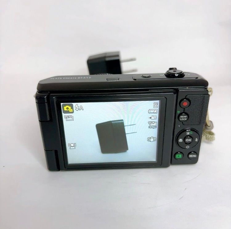 極美品】PLAZA CREATE D1612 デジタルカメラ 可動式液晶搭載