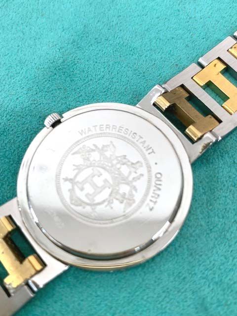 HERMES☆エルメス☆クリッパー☆メンズクオーツ時計☆電池交換済