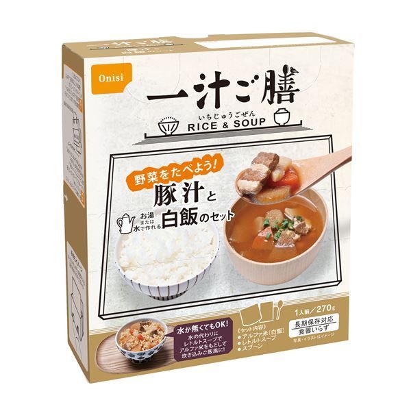 一汁ご膳 豚汁