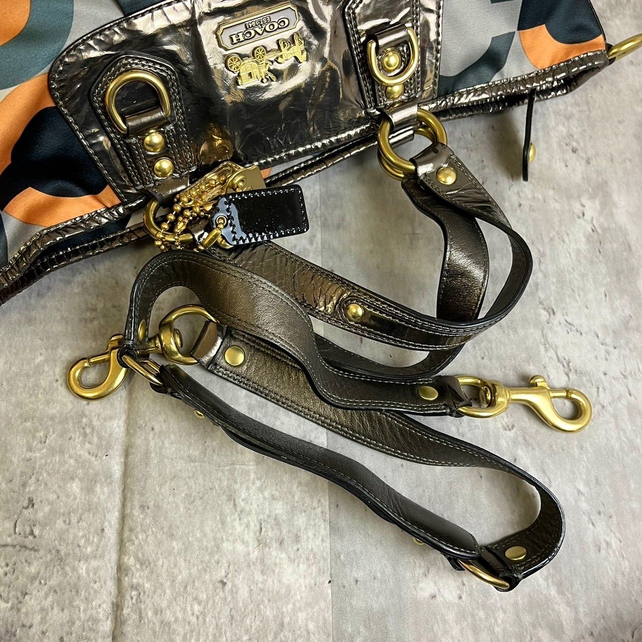 ✨良品✨ COACH コーチ 2way ショルダーバッグ トートバッグ 