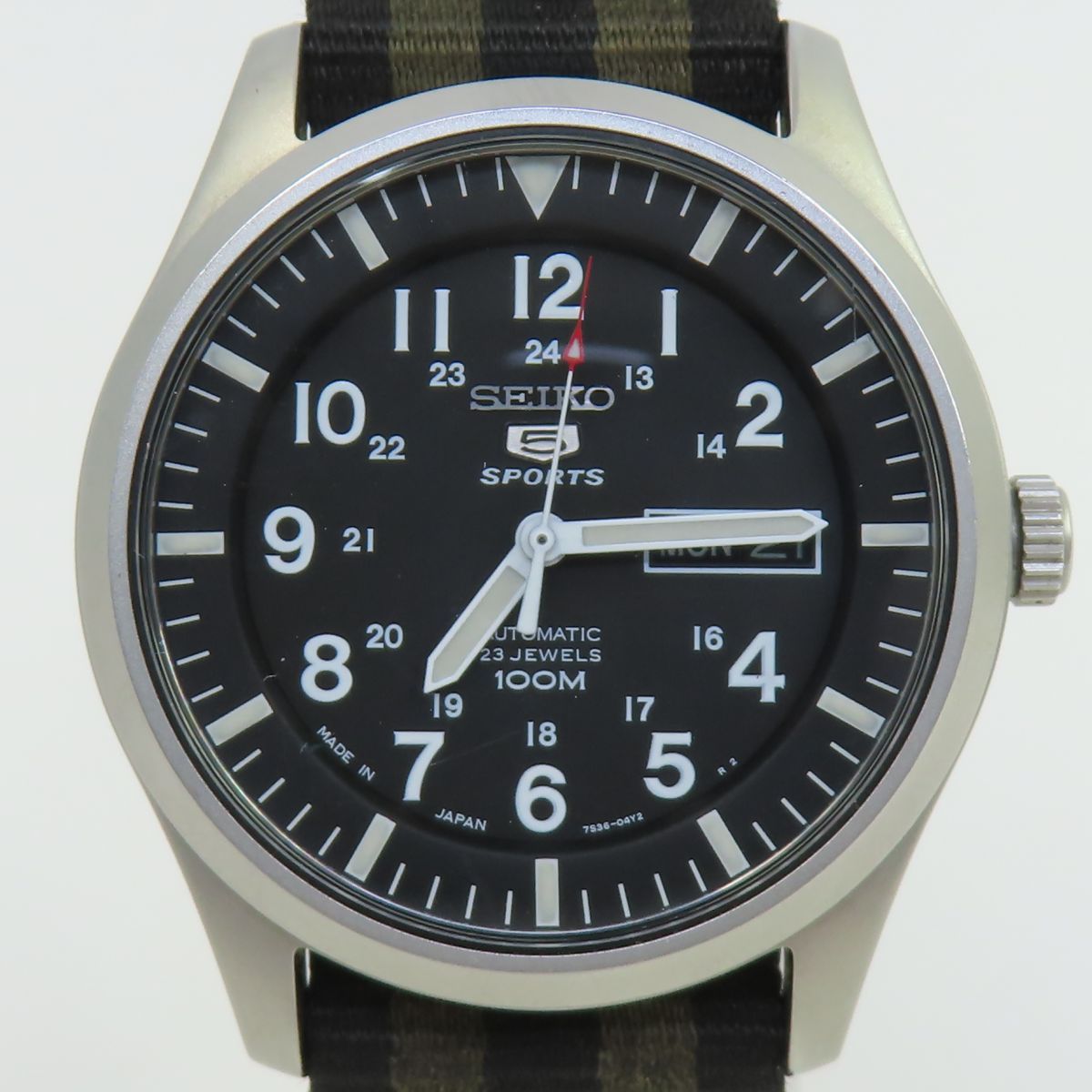SEIKO セイコー 5スポーツ 7S36-03J0 自動巻き 腕時計