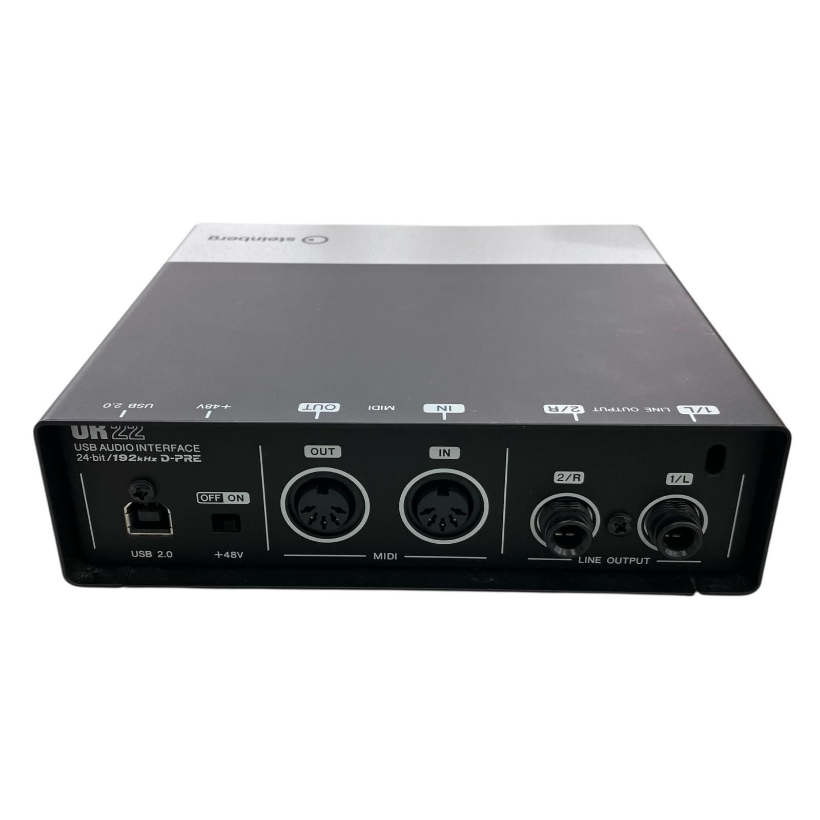 【限定タイムセール】 186000 現状品 Steinberg UR22 USBオーディオインターフェイス