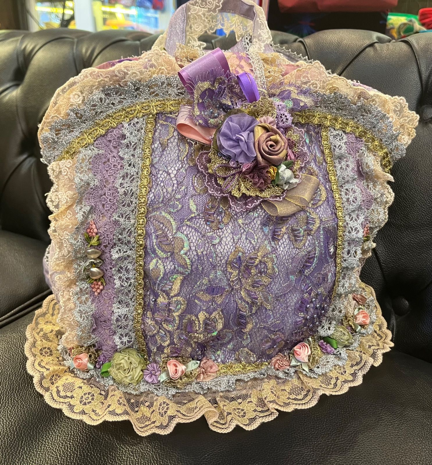 【希少】CHIMAKI チマキ レース リュック 豪華 バッグ 希少】CHIMAKI チマキ レース リュック 豪華 バッグ - メルカリ