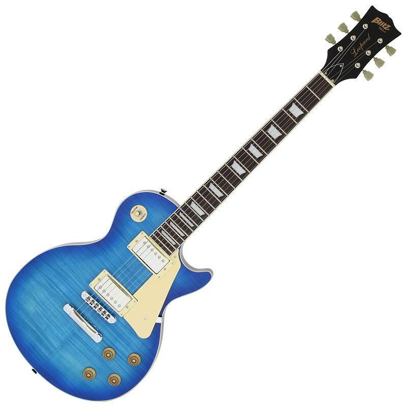Blitz By ARIA BLP-450 SBL See-through Blue エレキギター アリア ブリッツ