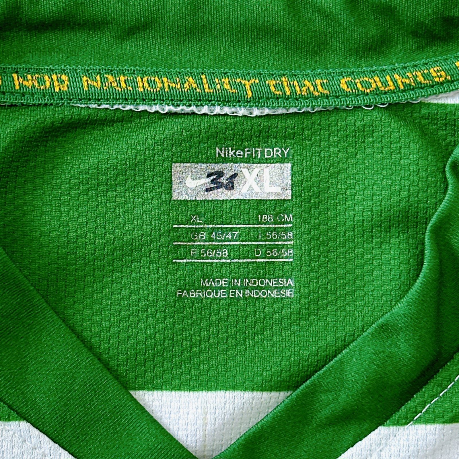 希少Nike Celtic サッカーシャツ ユニフォーム ゲームシャツ 古着 ナイキ セルティック 中村俊輔 サッカーシャツ ゲームシャツ