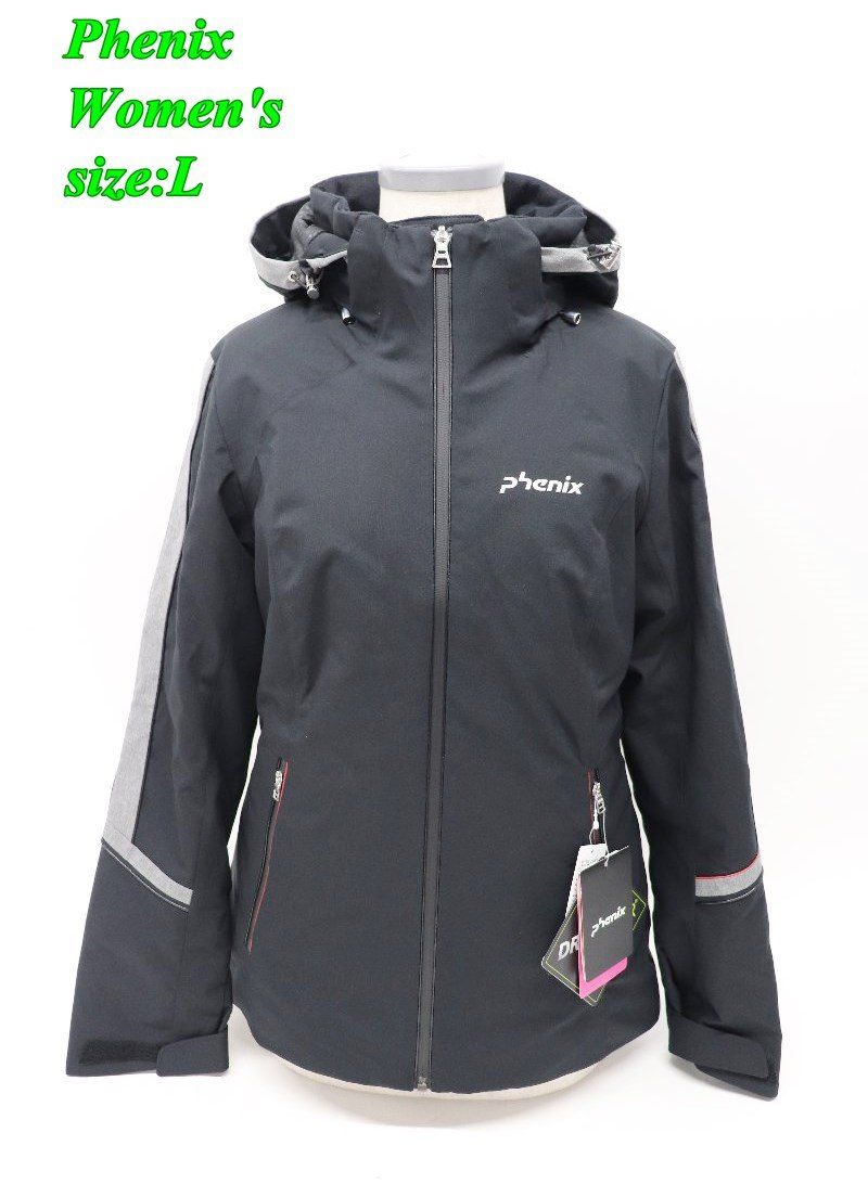 Phenix フェニックス レディース スキージャケット L ブラック PS6820T65 スポーツ トップス R2504-088