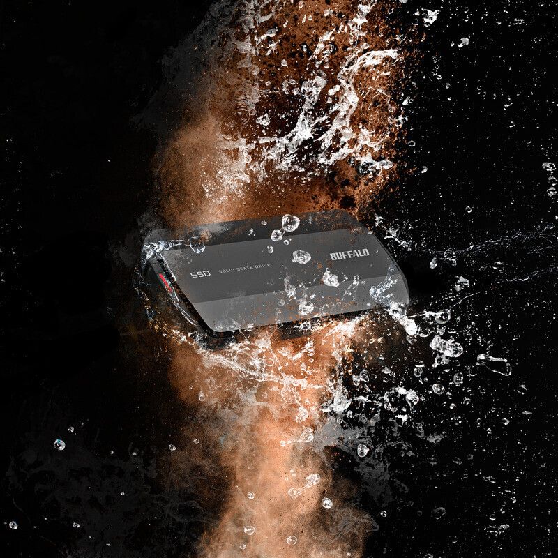 ポータブルSSD 外付け Buffalo バッファロー SSD-PHP500U3-BA USB3.2 Gen2 対応 高速モデル TypeA-C ブラック CHRISTIANNAURATH_COM_BR