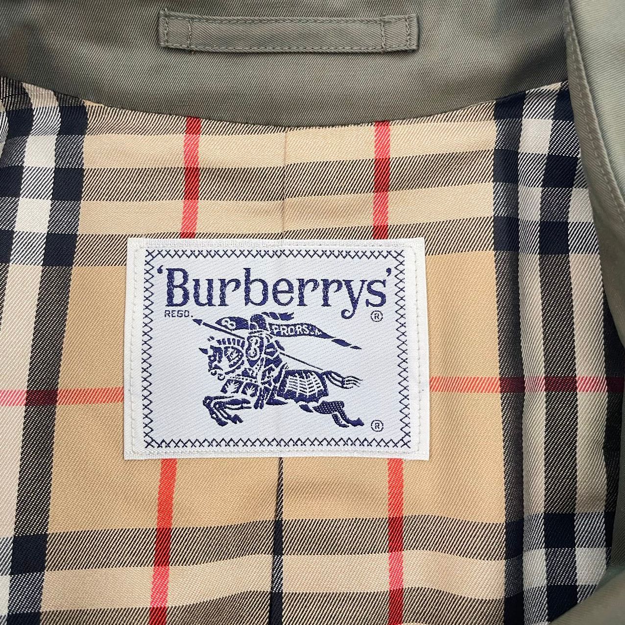 BURBERRY トレンチ コットン カーキグリーン コート