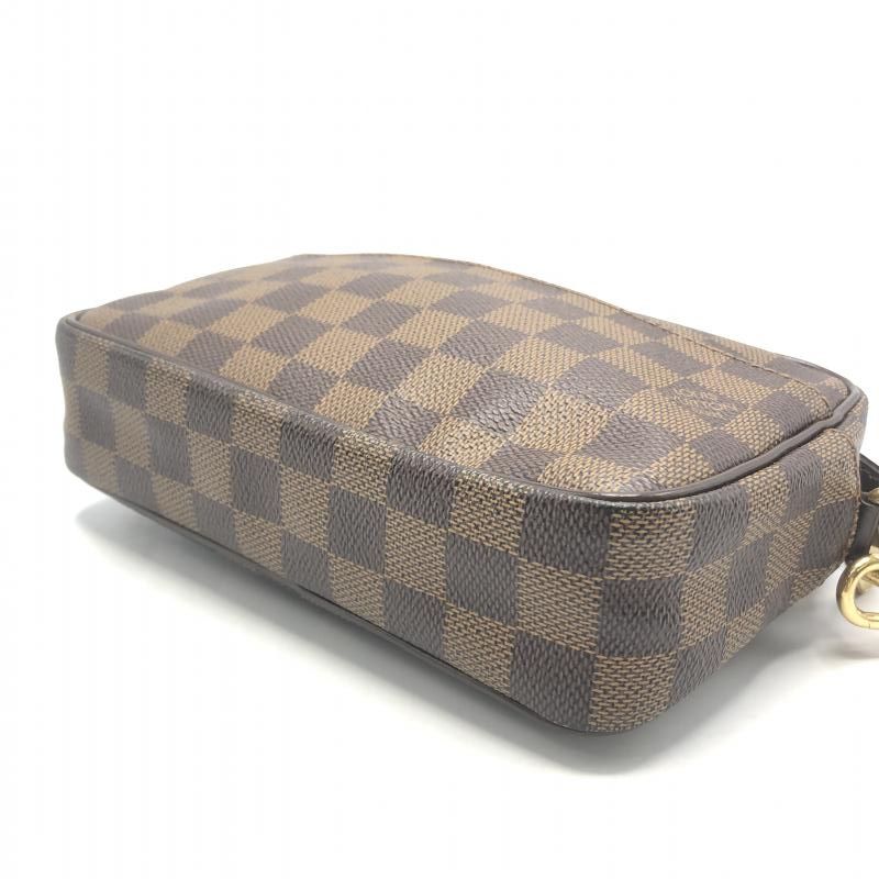 中古】LOUIS VUITTON ポシェット ビエ・マカオ N61739 ダミエ エベヌ  