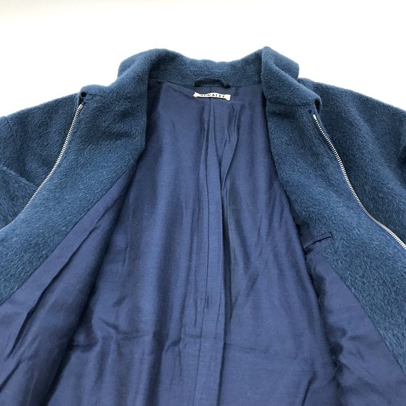 AURALEE ジップブルゾン BABY ALPACA ZIP BLOUSON A7AB01AK