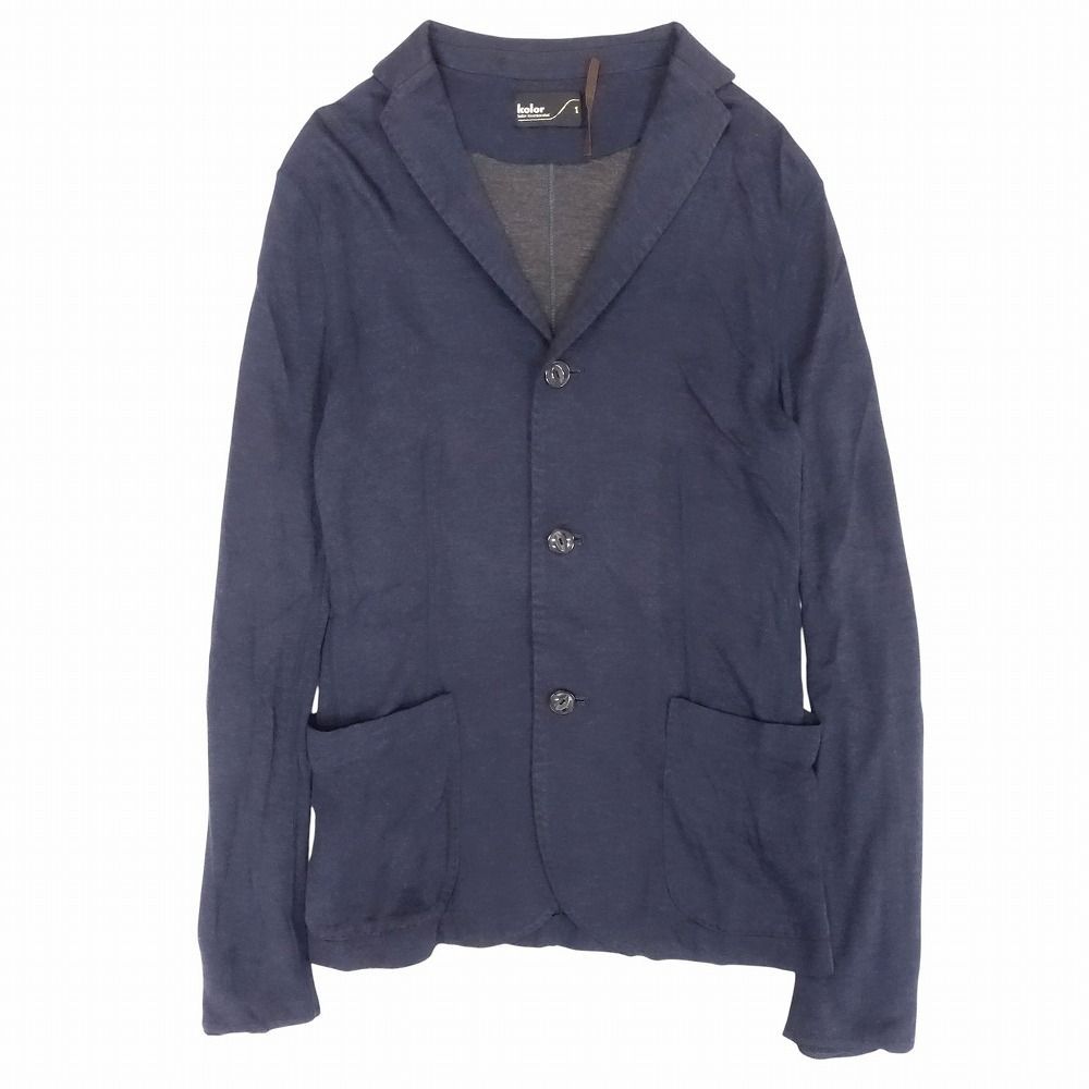 16ss kolor カラー テーラード ジャケット 3B ブレザー ニット 