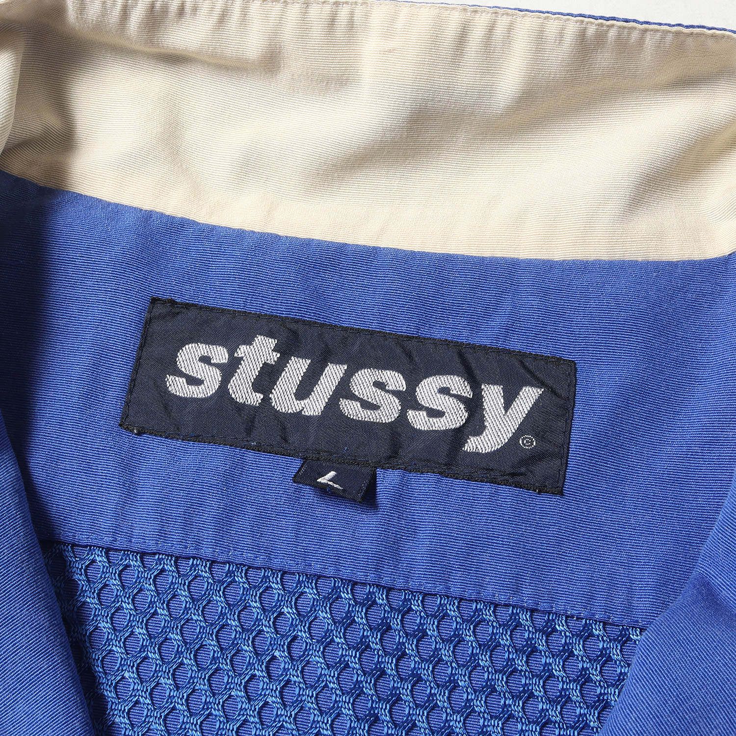 STUSSY ステューシー ジャケット サイズ:L 00s 裏地メッシュ ワン 