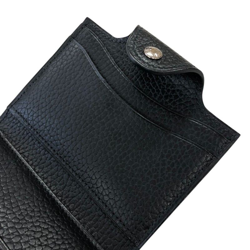 エルメス HERMES イリアード コンパクト B刻 ブラック シルバー金具  