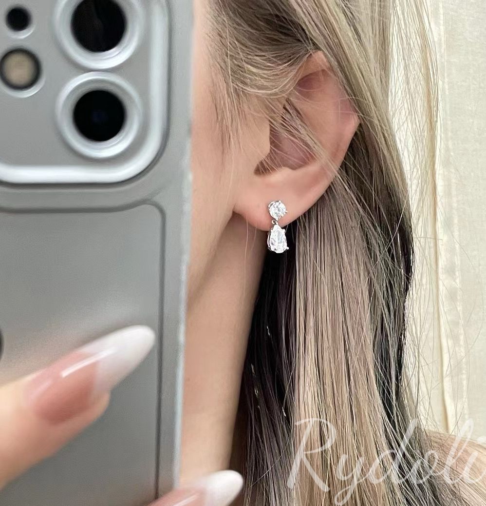 PT950 4.22ct オーダーメイドダイヤピアス ラボグロウン