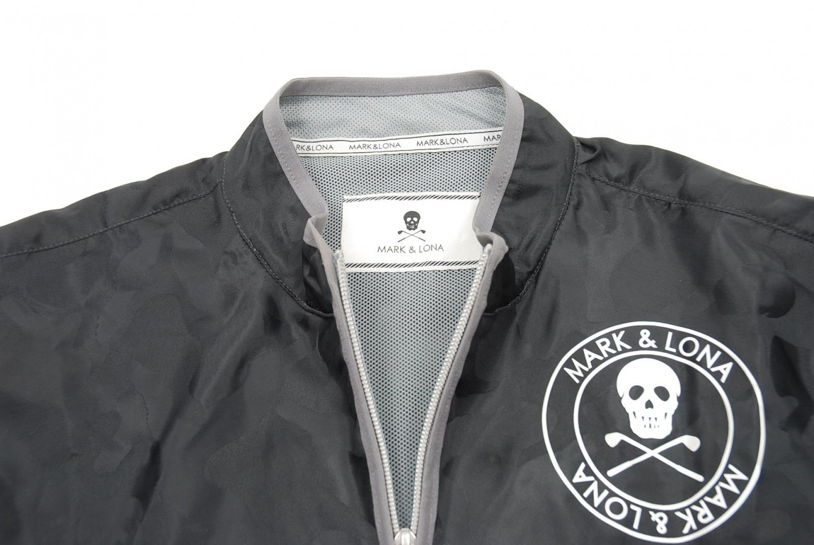 中古 メンズ マークアンドロナ MARK&LONA ウィンドブレーカー M グレー