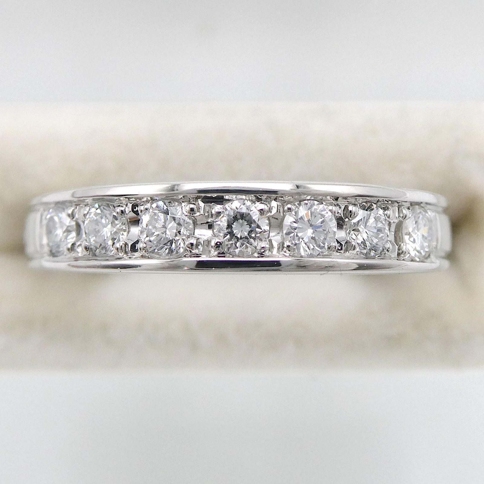 リング セイコージュエリー Pt900 ダイヤモンド0.22ct 4号