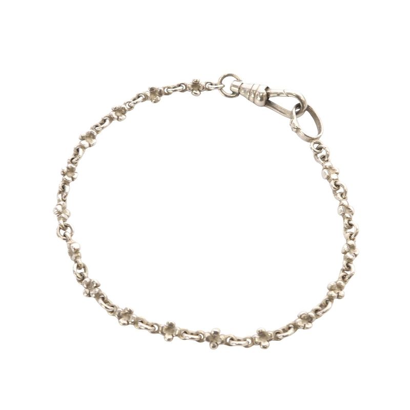 ローリーロドキン Loree Rodkin SV フラワーモチーフ チェーンブレスレット シルバー