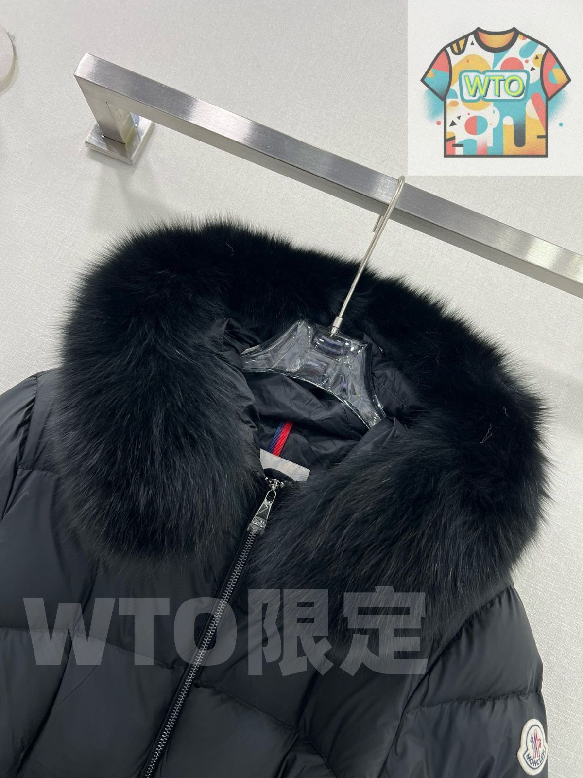 モンクレール　ダウン　美品　ブラック MONCLER モンクレール ダウン ダウンジャケット ダウンコート