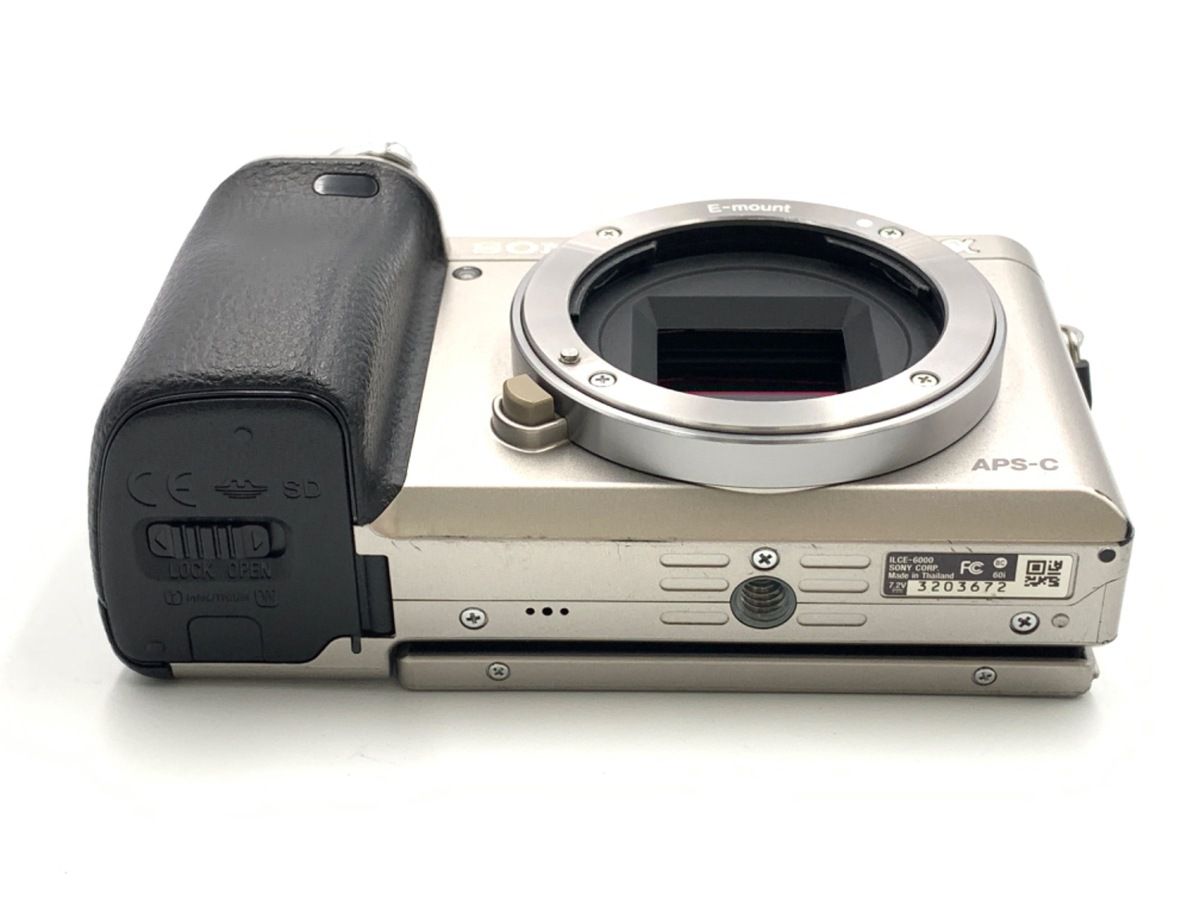 SONY α6000 ボディ シルバー ILCE-6000L S レンタル - SONY(ソニー)α6000 ILCE-6000 ボディ [シルバー