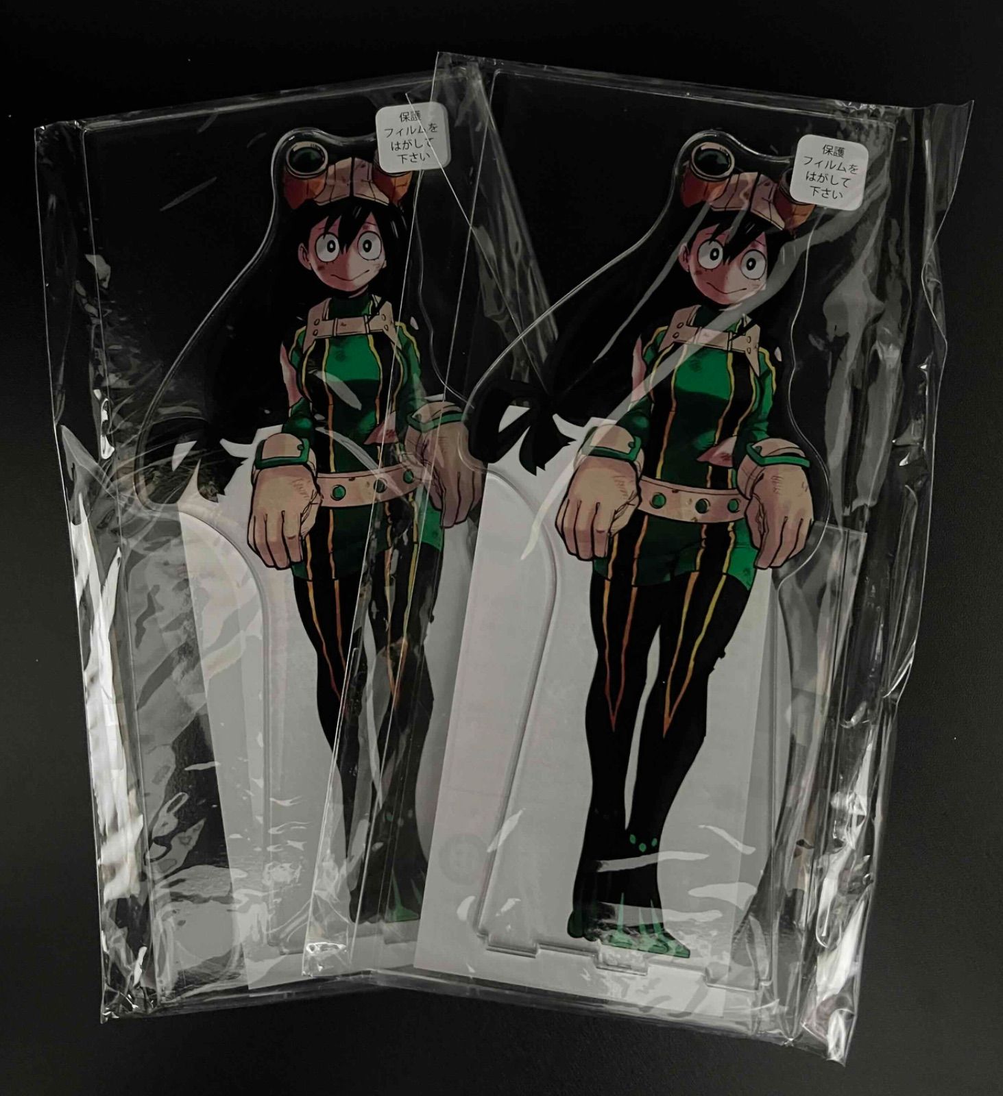 僕のヒーローアカデミア アクリルMEGAフィギュア 蛙吹梅雨 2個セット