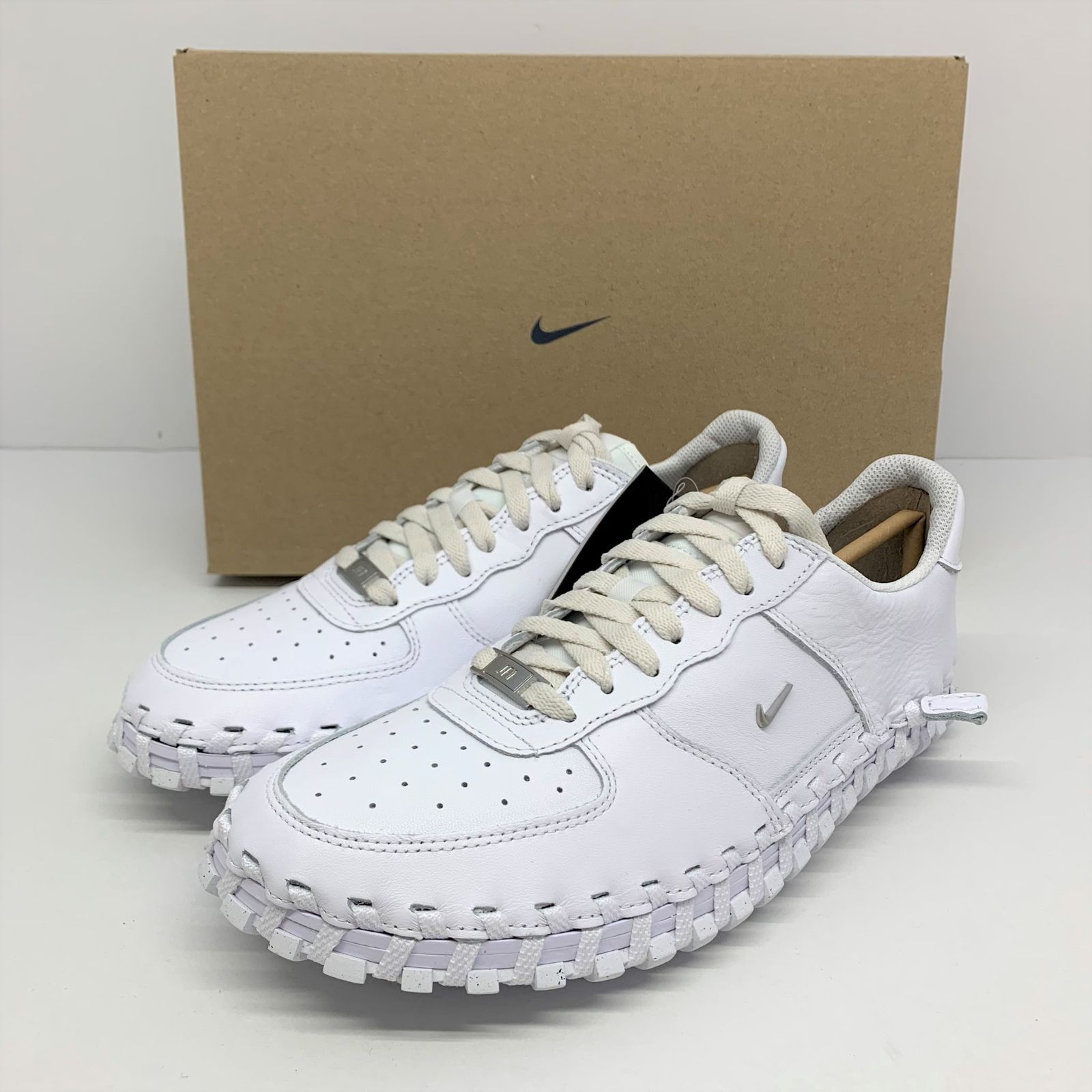 未使用 JACQUEMUS NIKE WMNS J FORCE 1 LOW LX WHITE 26.5cm DR0424 