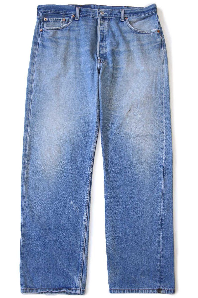 LEVI'Sリーバイス501 デニムジーンズ USA製 90s w40 希少 90s USA製 Levi'sリーバイス 501 デニムパンツ w40 L32☆68