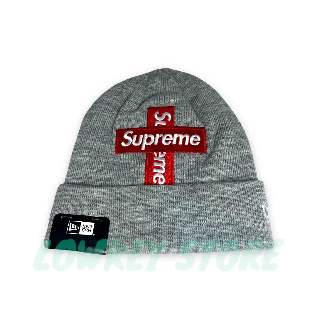 Supreme New Era Cross Box Logo Beanie レア - LOWKEY STORE - メルカリ