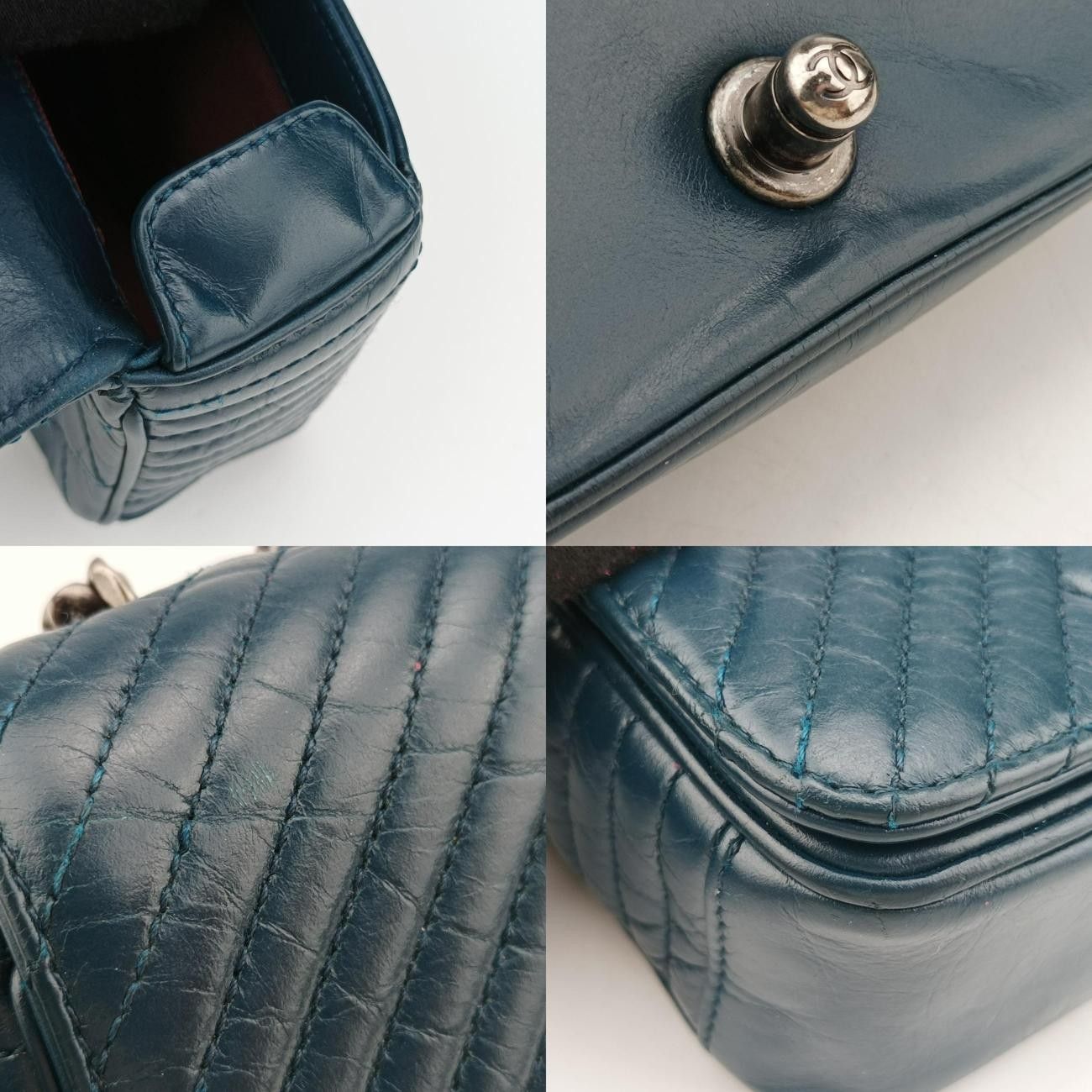 シングルフラップブルーレザーA9279620640700