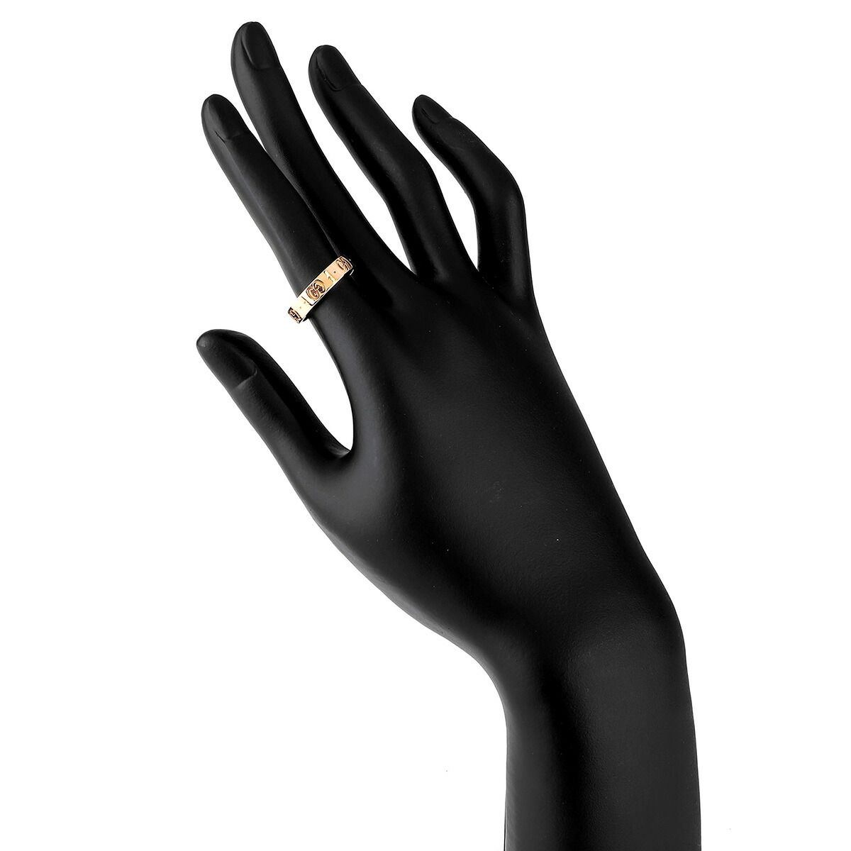 グッチ ジージー アイコン リング 指輪 K18 11号 GUCCI 中古  