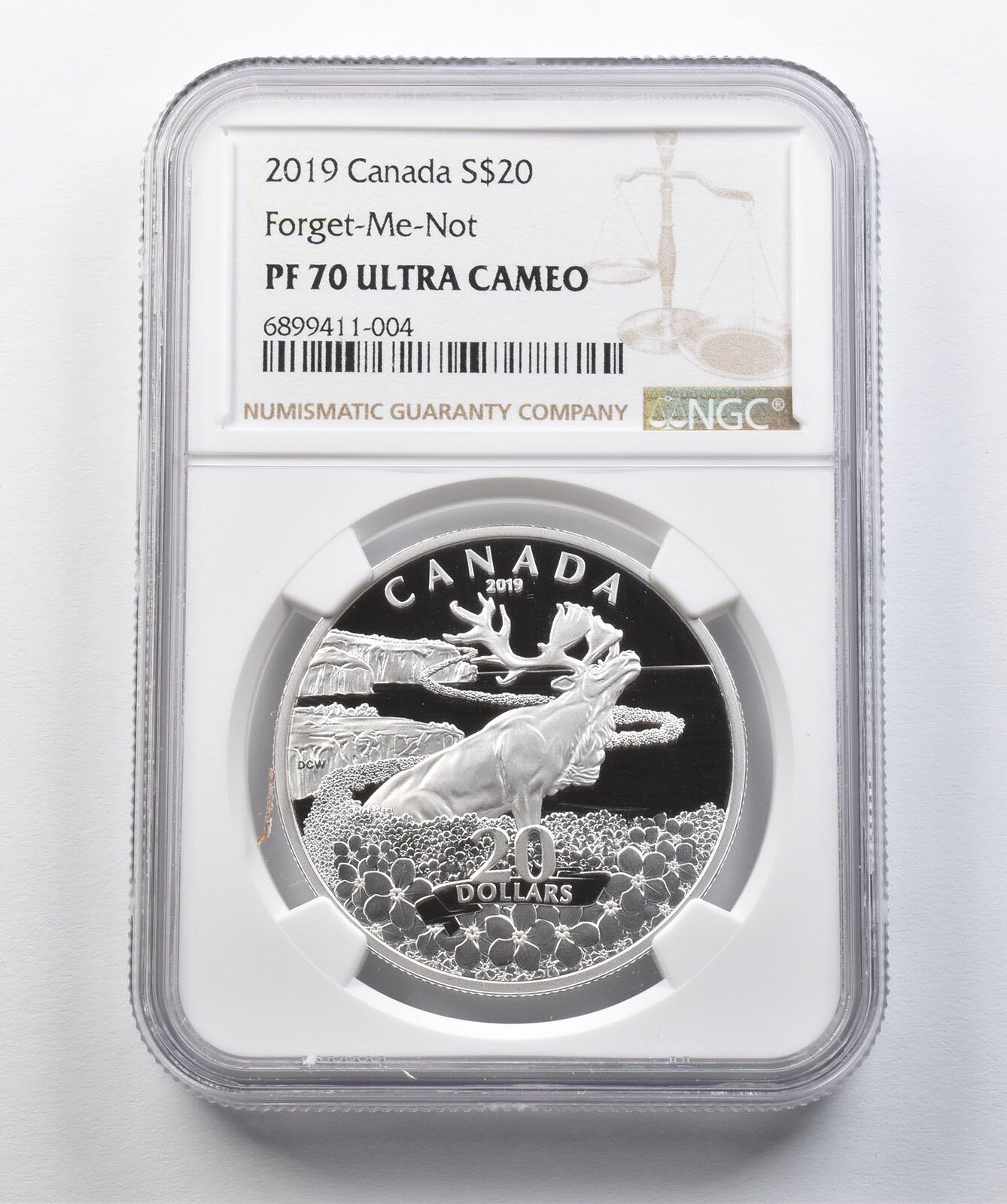 2019年カナダ20ドル銀貨 ゲットミーノット PF70 UCAM NGC